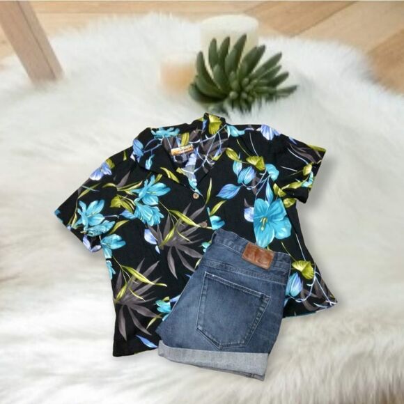 MADEWELL DARK WASH DENIM CUFFED SHORT SHORTY SHORTS - Picture 7 of 12